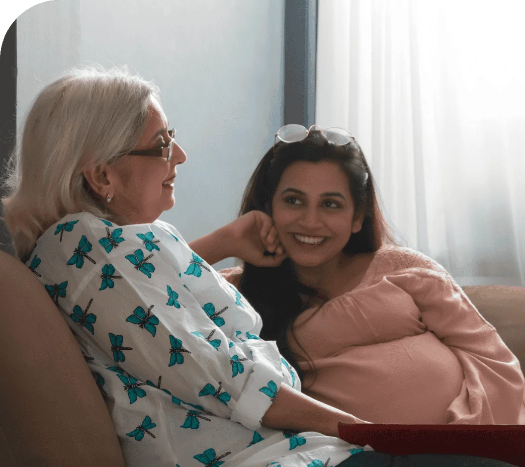 indian surrogate mother with intended parent